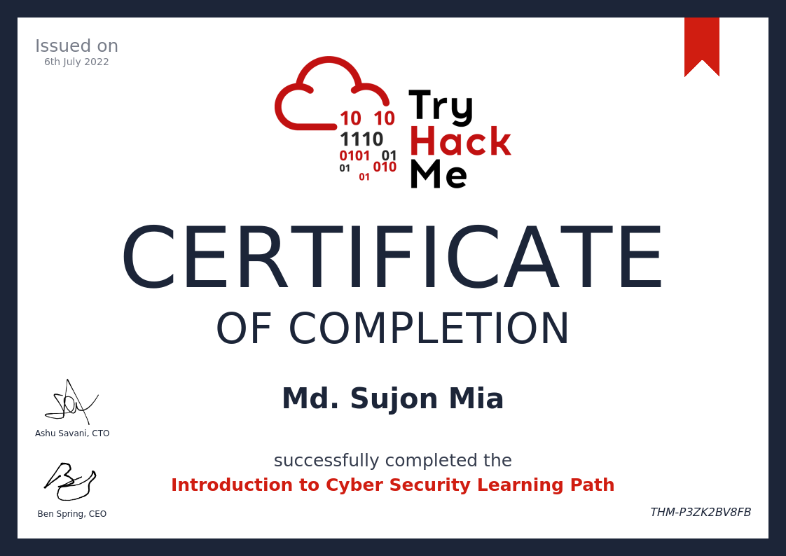 THM-Intro to Cyber Security